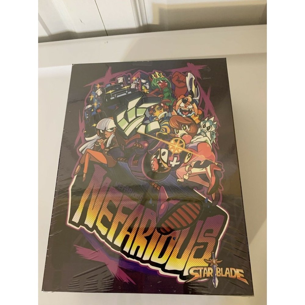 New IndieBox Nefarious New Sealed Complete CIB StarBlade Limited Edition Sealed‎